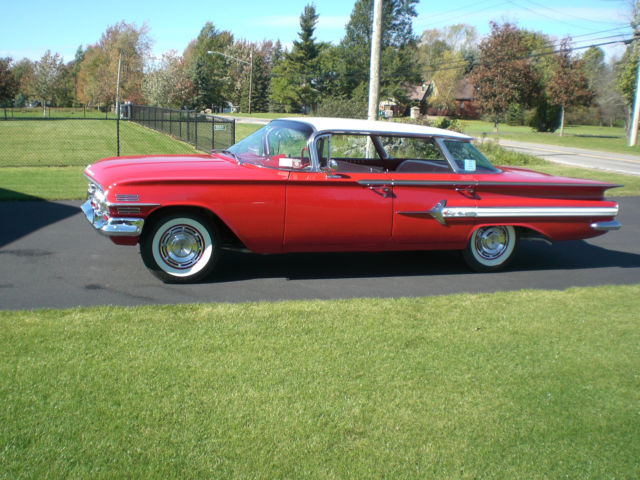 1960 Red Chevrolet Impala Sedan