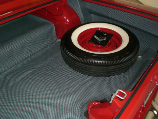 1960 Red Chevrolet Impala Sedan