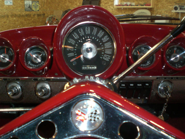 1960 Red Chevrolet Impala Sedan