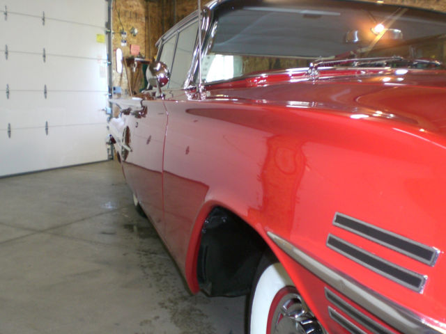 1960 Red Chevrolet Impala Sedan