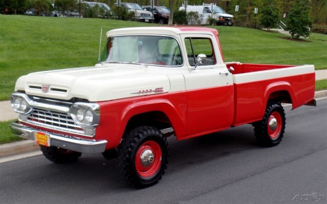 1960 White Ford F-250 Pickup Truck