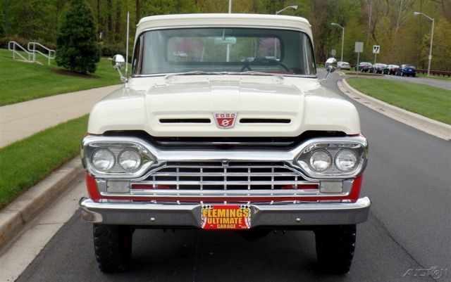 1960 White Ford F-250 Pickup Truck