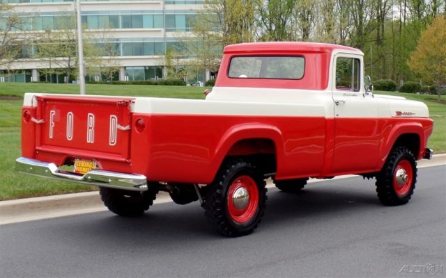 1960 White Ford F-250 Pickup Truck