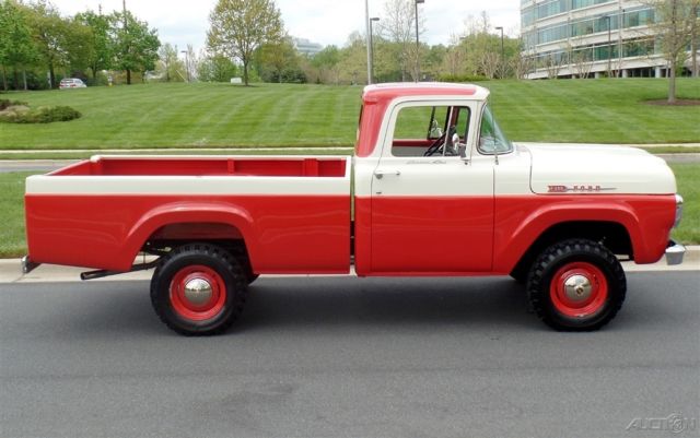 1960 White Ford F-250 Pickup Truck