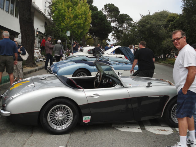 1960 SILVER/ ROLLS ROYCE BLUE Austin Healey 3000 ROADSTER 2 DOOR
