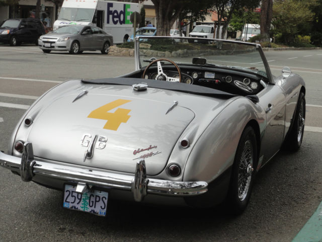 1960 SILVER/ ROLLS ROYCE BLUE Austin Healey 3000 ROADSTER 2 DOOR
