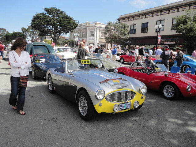 1960 SILVER/ ROLLS ROYCE BLUE Austin Healey 3000 ROADSTER 2 DOOR