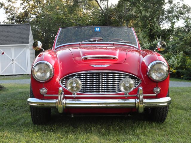 1960 Reno Red Austin Healey 3000