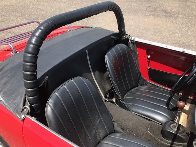 1960 Red Austin Healey Sprite Convertible