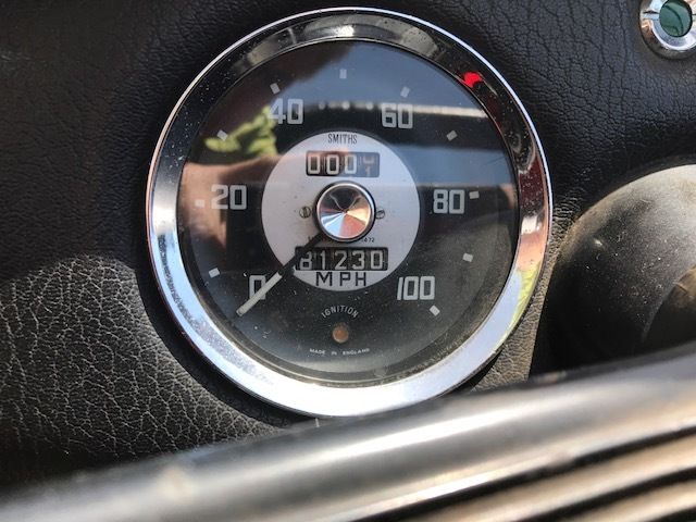 1960 Red Austin Healey Sprite Convertible