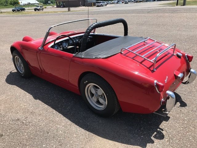 1960 Red Austin Healey Sprite Convertible