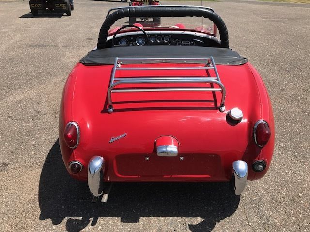 1960 Red Austin Healey Sprite Convertible
