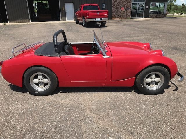 1960 Red Austin Healey Sprite Convertible