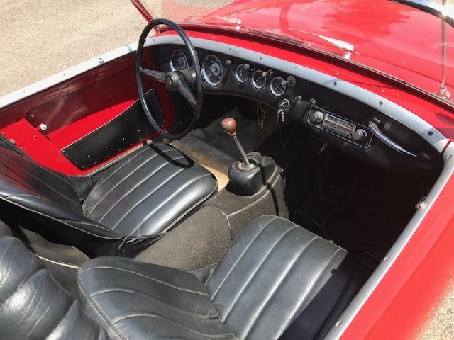 1960 Red Austin Healey Sprite Convertible