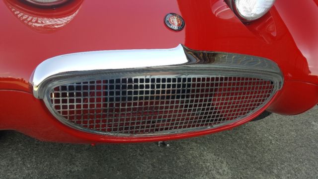 1960 Red Austin Healey Sprite Convertible