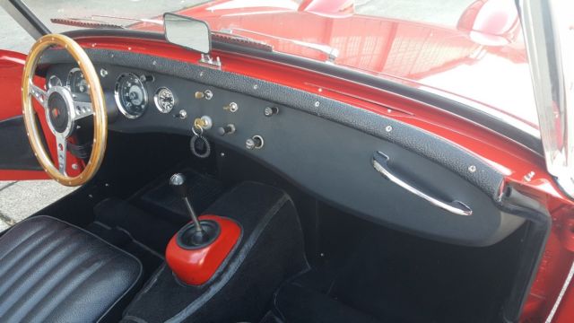 1960 Red Austin Healey Sprite Convertible