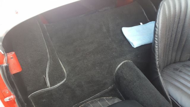 1960 Red Austin Healey Sprite Convertible