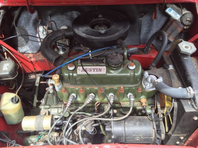1960 Red Austin Seven Coupe