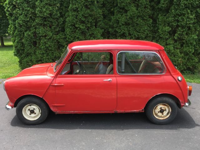 1960 Red Austin Seven Coupe