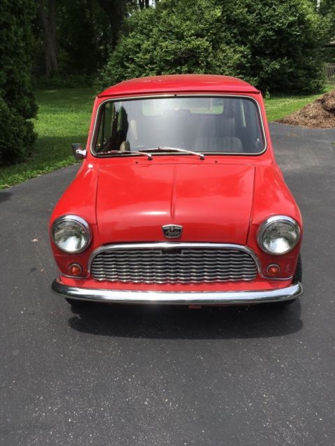 1960 Red Austin Seven Coupe