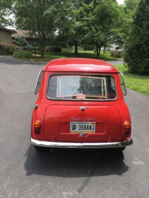 1960 Red Austin Seven Coupe