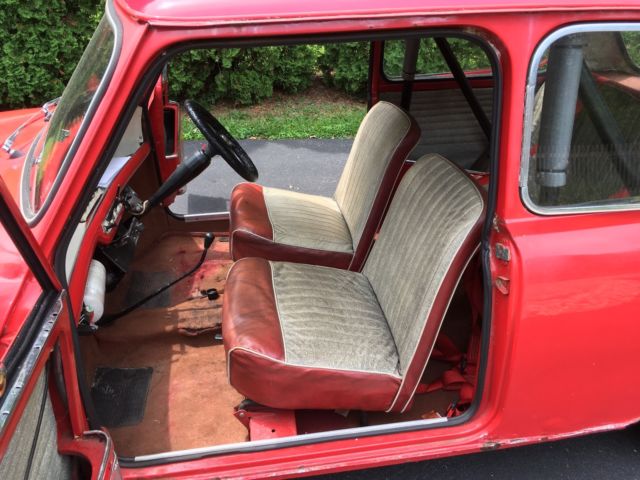 1960 Red Austin Seven Coupe