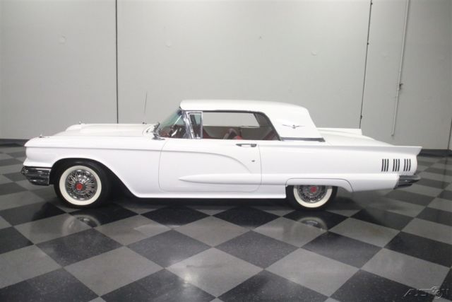 1960 White Ford Thunderbird