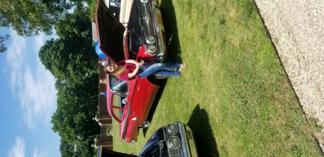 1960 Red Chevrolet Bel Air/150/210 Coupe