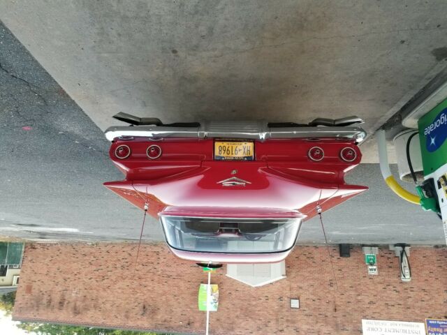 1960 Red Chevrolet Bel Air/150/210 Coupe