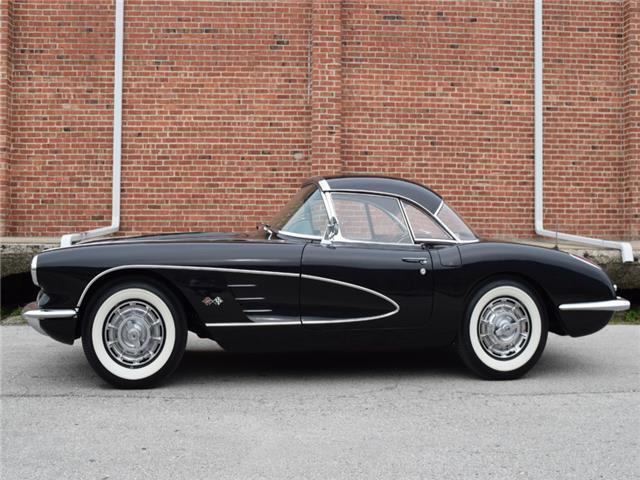 1960 Black Chevrolet Corvette Convertible