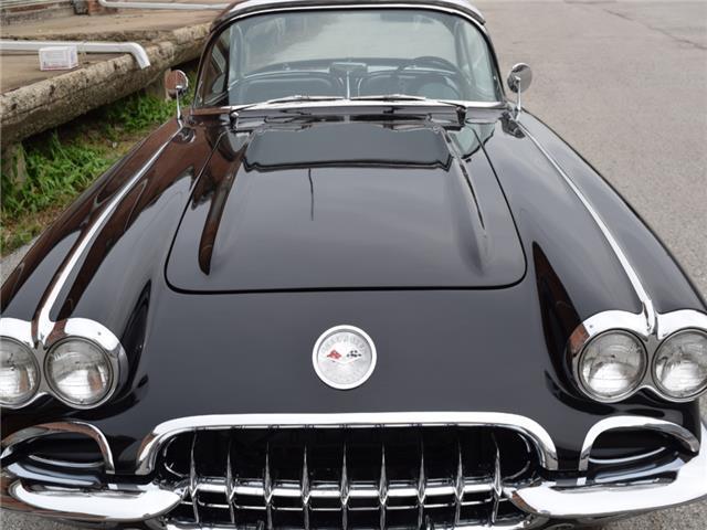 1960 Black Chevrolet Corvette Convertible