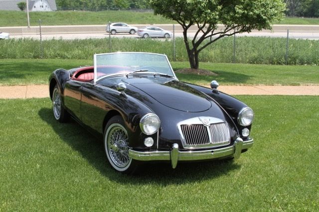 1960 Black MG MGA Convertible