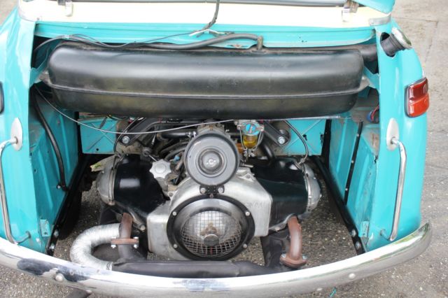 1960 Blue Green BMW Isetta