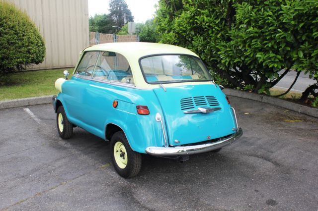 1960 Blue Green BMW Isetta