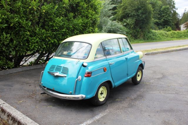 1960 Blue Green BMW Isetta