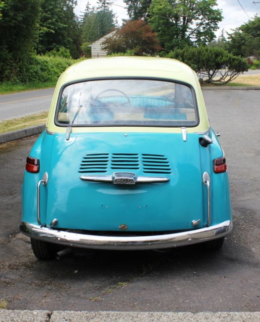 1960 Blue Green BMW Isetta