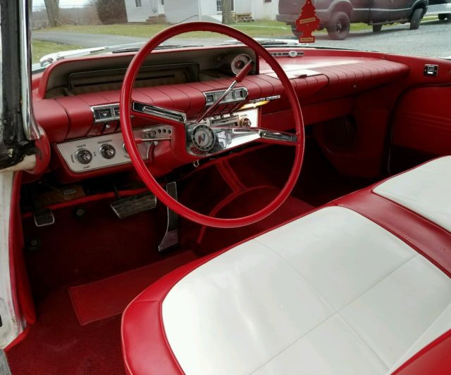 1960 White Buick Electra Convertible
