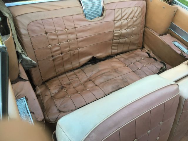 1960 fawn Cadillac DeVille Convertible