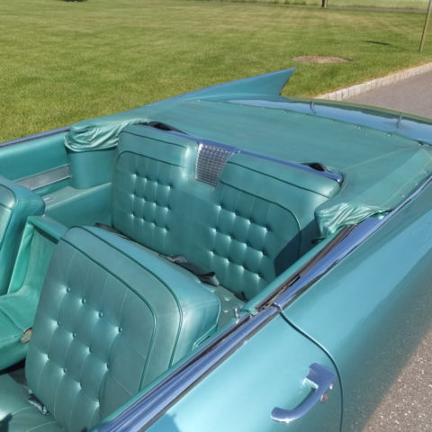 1960 Green Cadillac DeVille Convertible