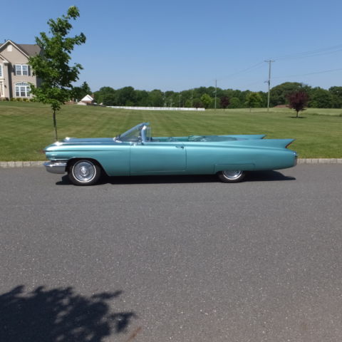 1960 Green Cadillac DeVille Convertible