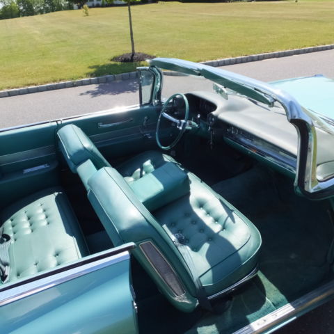 1960 Green Cadillac DeVille Convertible