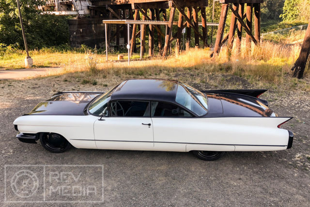 1960 White Cadillac DeVille Coupe