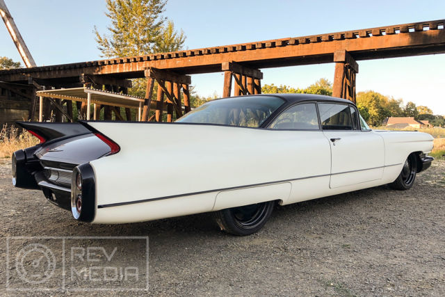 1960 White Cadillac DeVille Coupe