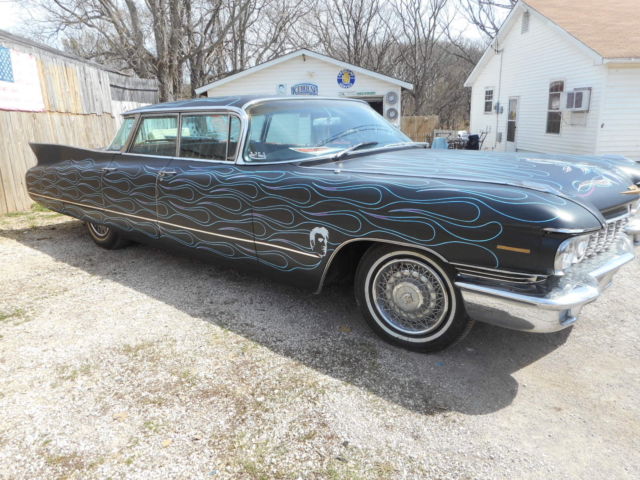 1960 Black Cadillac DeVille Sedan