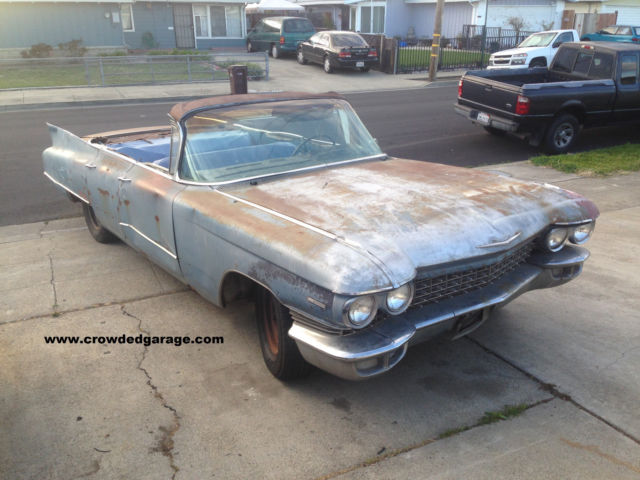 1960 Blue Cadillac Series 62