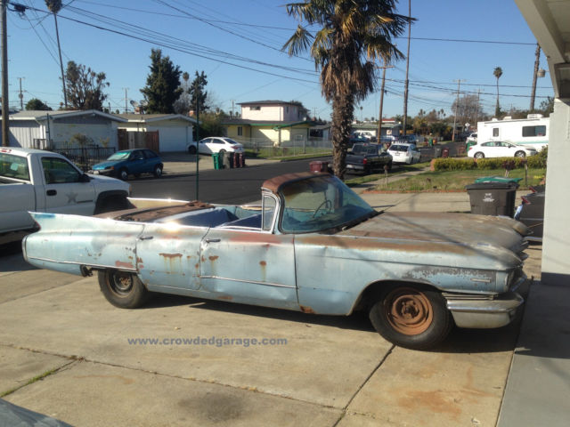 1960 Blue Cadillac Series 62