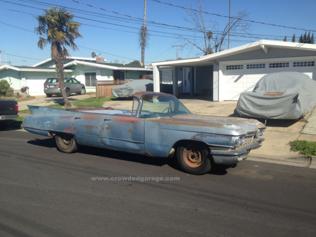1960 Blue Cadillac Series 62