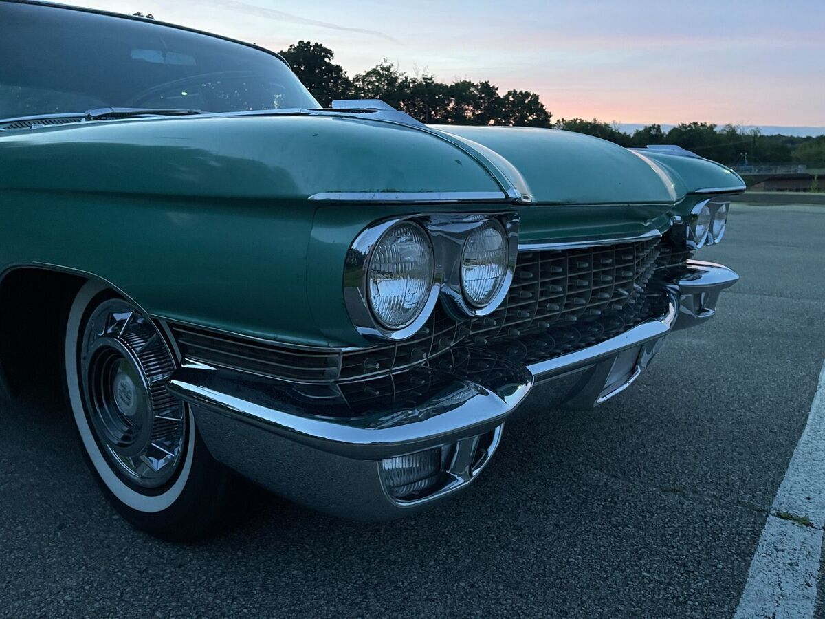 1960 Red Cadillac Fleetwood Sedan