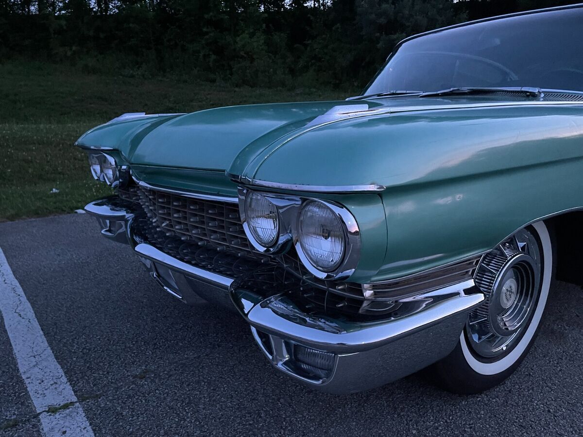 1960 Red Cadillac Fleetwood Sedan