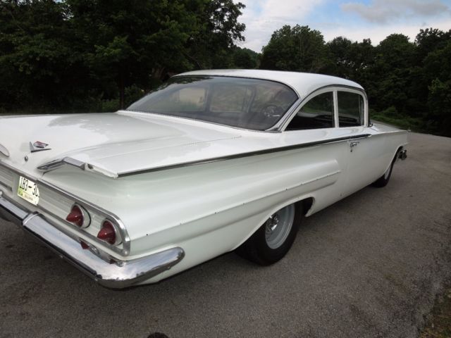 1960 White Chevrolet Bel Air/150/210 Coupe
